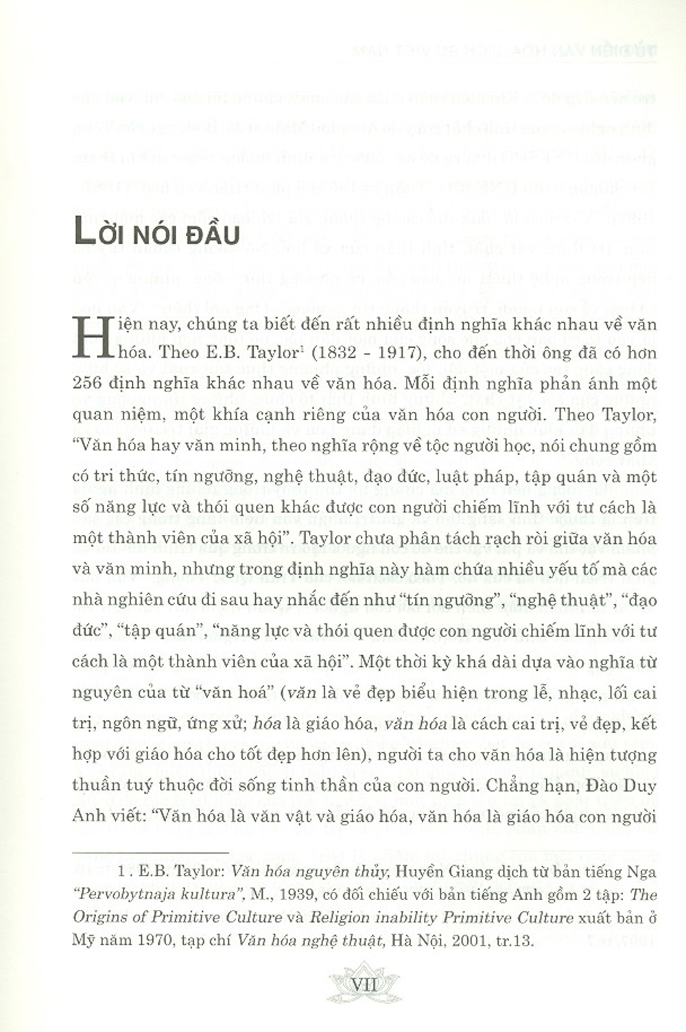 Từ Điển Văn Hóa, Lịch Sử Việt Nam