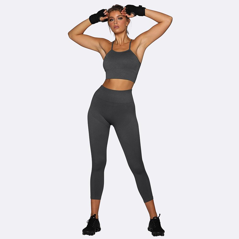 Bộ Thể Thao Tập Yoga Quần Áo Liền Mạch Phụ Nữ Yoga Bộ Thể Thao Tập Gym Phù Hợp Với Mặc Nữ Công Sở Chạy Quần Áo Quần Thể Thao Nữ-Activewear Thể Dục Quần Legging