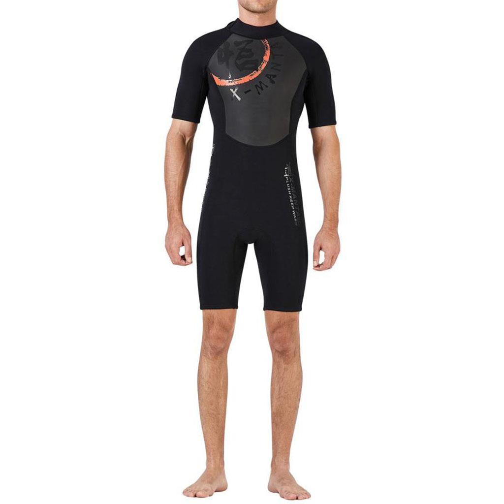 1Piece Men 1.5mm Diving Wetsuit  Short Sleeve Wet Suit Jumpsuit