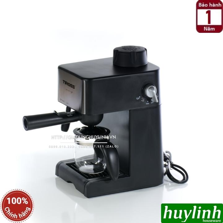 Máy pha cà phê Espresso Tiross TS621 - Max 4 bar - 800W - Hàng chính hãng