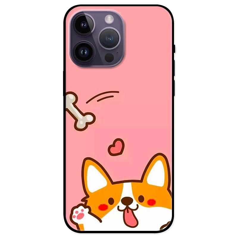 Ốp lưng dành cho Iphone 14 - Iphone 14 Plus - Iphone 14 Pro - Iphone 14 Pro Max - Cún Love Xương
