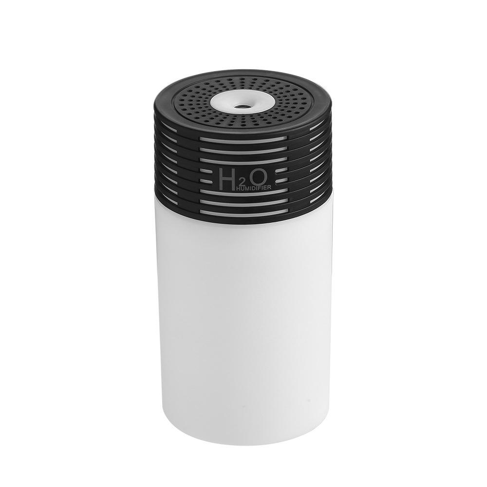Máy Phun Sương Tạo Độ Ẩm Mini Có Đèn Nhiều Màu Sắc Và Cổng Sạc USB