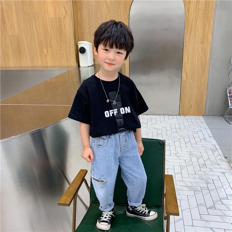 Áo thun trẻ em, áo phông bé trai size đại phong cách Hàn 10- 40kg
