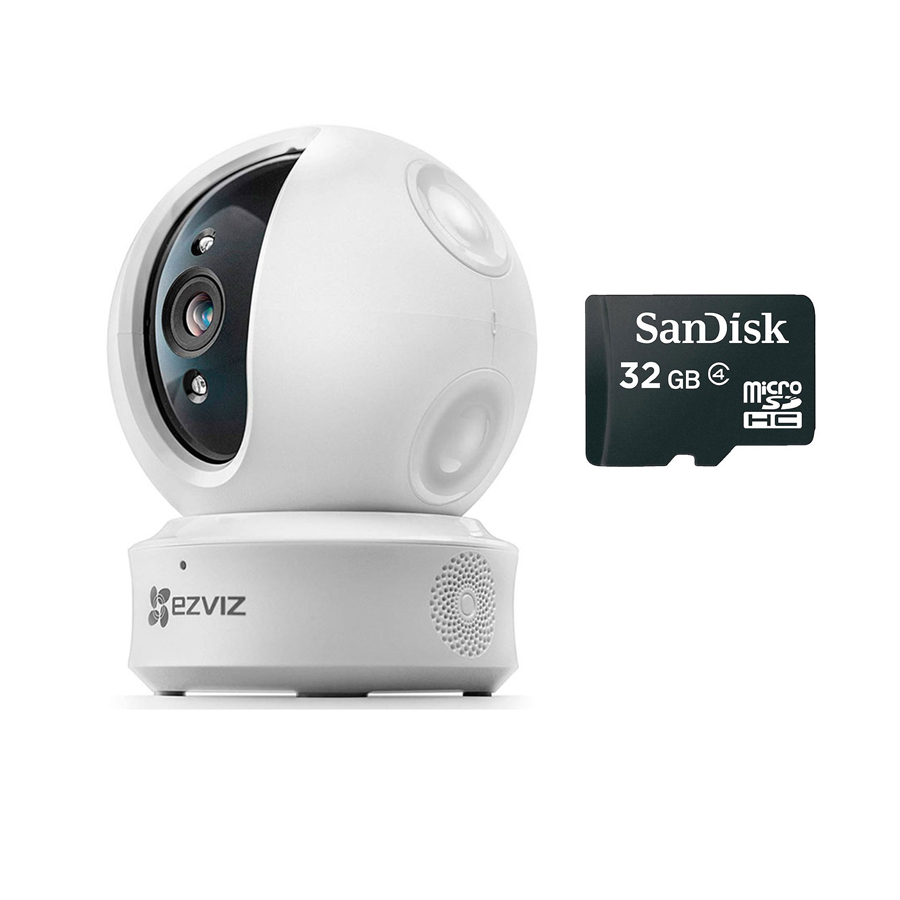 Camera IP Ezviz CS-CV246 (C6N 720P) Kèm thẻ nhớ 32GB Sandisk - Hàng chính hãng