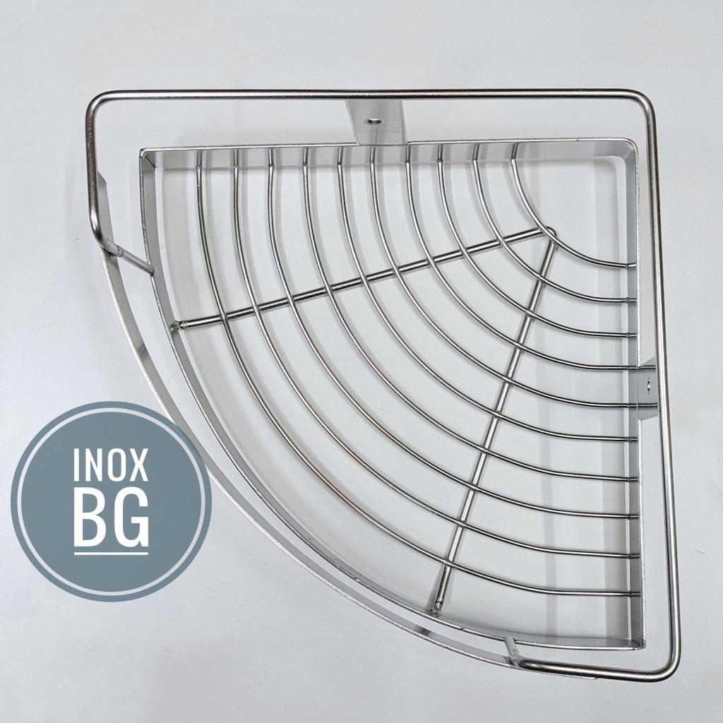 Kệ góc 1 tầng Inox 304, Kệ treo đựng dầu gội sữa tắm trong nhà tắm, inox dày, đặc, sáng bóng, cứng cáp, đẹp