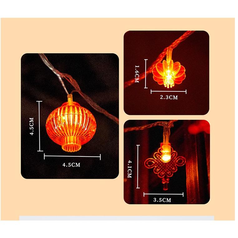 Đèn led đèn lồng nút thắt may mắn trang trí lễ tết