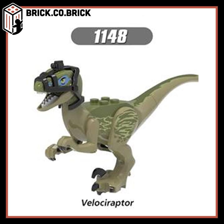 Đồ chơi Lắp ráp Mô hình Dinosaurs Jurassic Park Khủng long Hiền lành Thế giới Động vật Tiền sử X0243