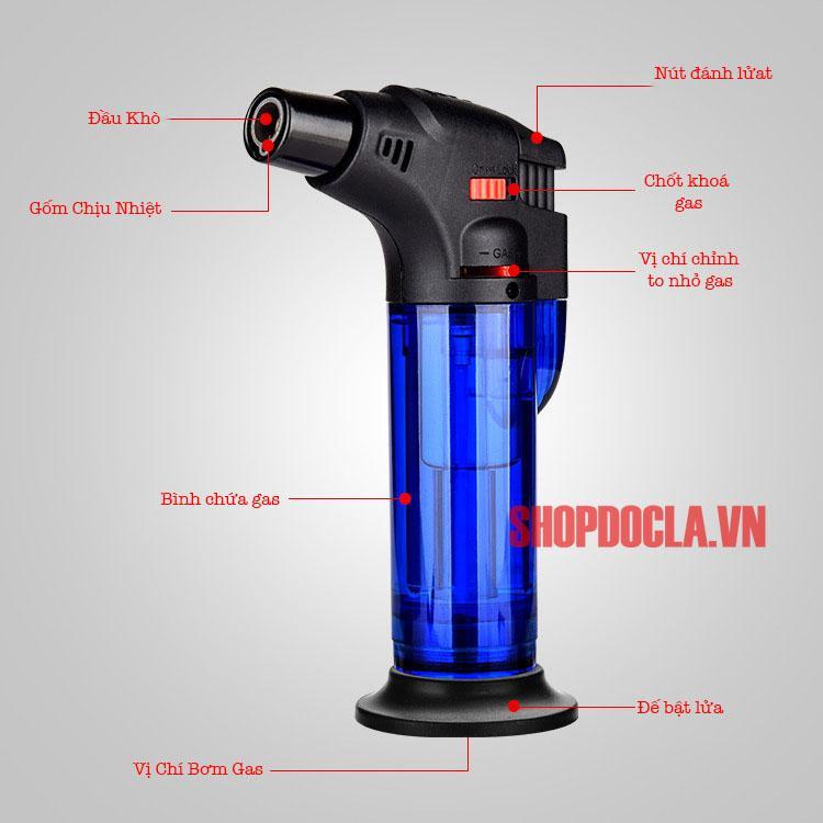 Vỏ Hột Quẹt Bật Lửa Khò Gas SK-603 Hàn Chì Lửa Khò Mạnh Mẽ Cầm Tay Tiện Lợi