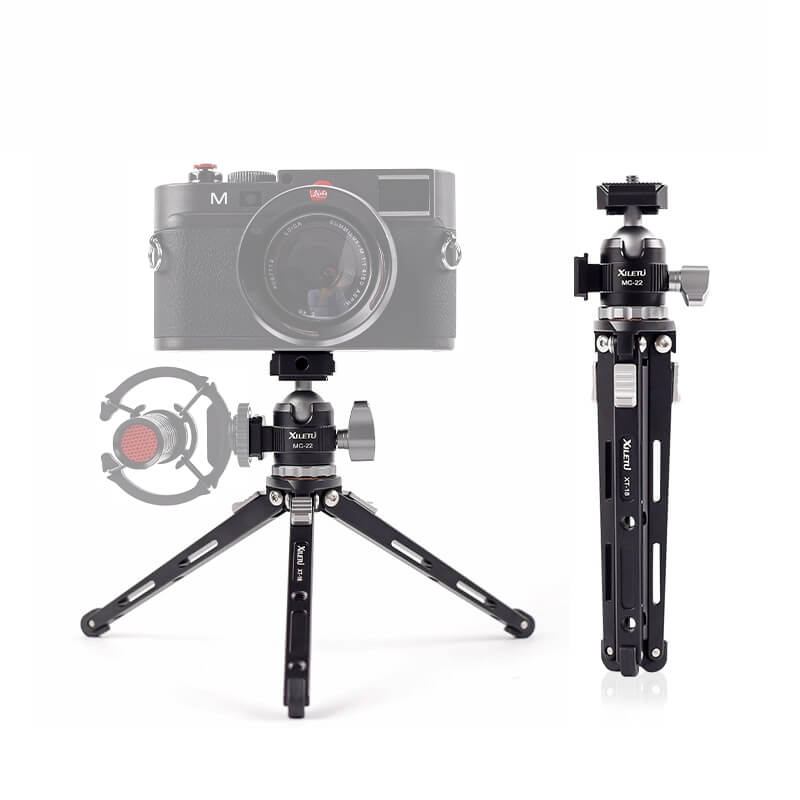 TRIPOD MINI VLOG CHO MÁY ẢNH XILETU MC22 + XT18 - HÀNG CHÍNH HÃNG