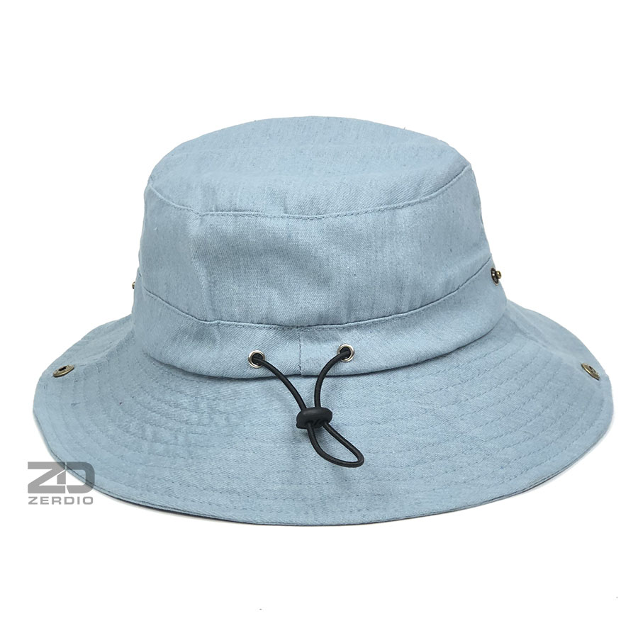 Mũ Tai Bèo Cho Bé, Nón Bucket Trẻ Em Denim 2 Kiểu Đội MTBTE05