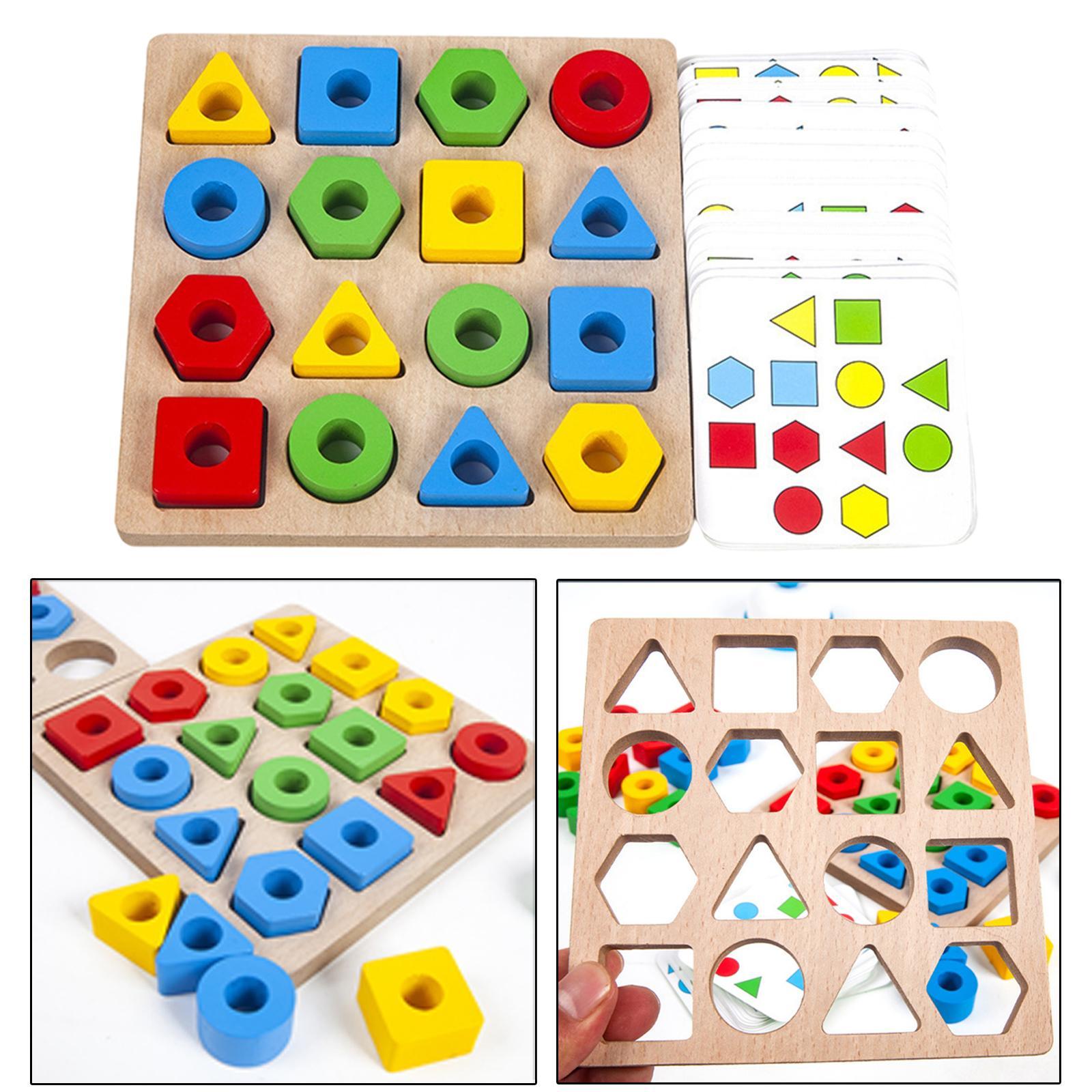 Educational Toys Shape Recognition Puzzle Toys Children Toddlers Girls