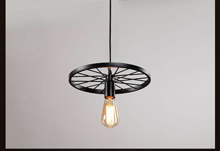 Đèn thả trần trang trí bánh xe DT083