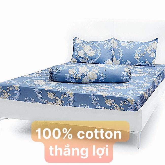 Bộ Drap Cotton THẮNG LỢI 1m8x2m hoặc drap lẻ.