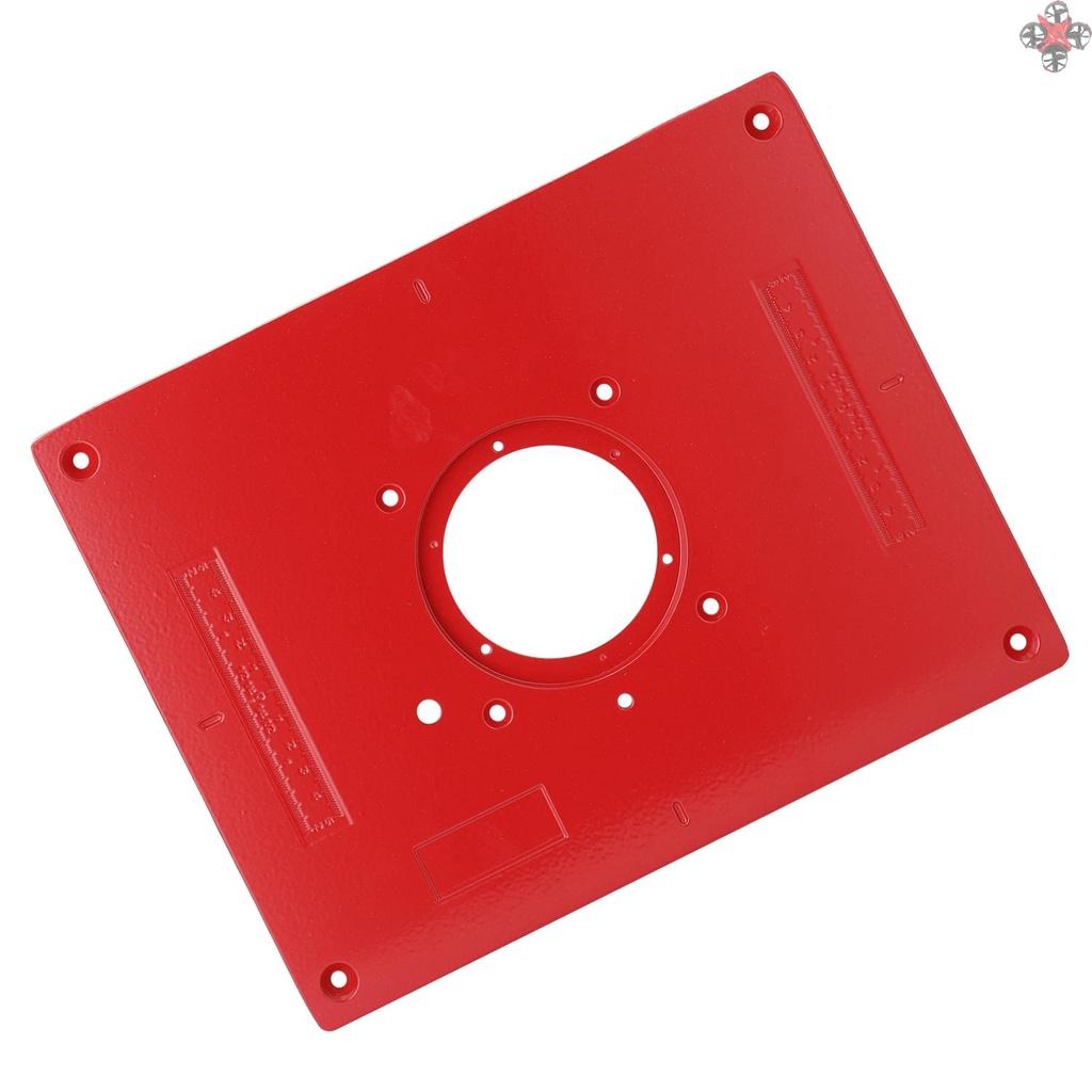 Multifunctional Aluminum Alloy Router Table Insert Plate Trimmer Engraving Machine Tool Woodworking Benches Woodworking Tools