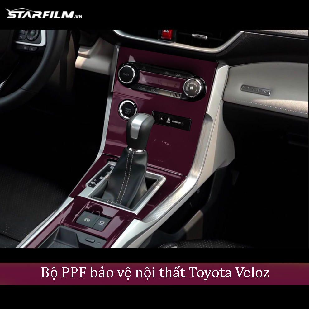 TOYOTA VELOZ 2022 PPF TPU nội thất chống xước tự hồi phục STARFILM