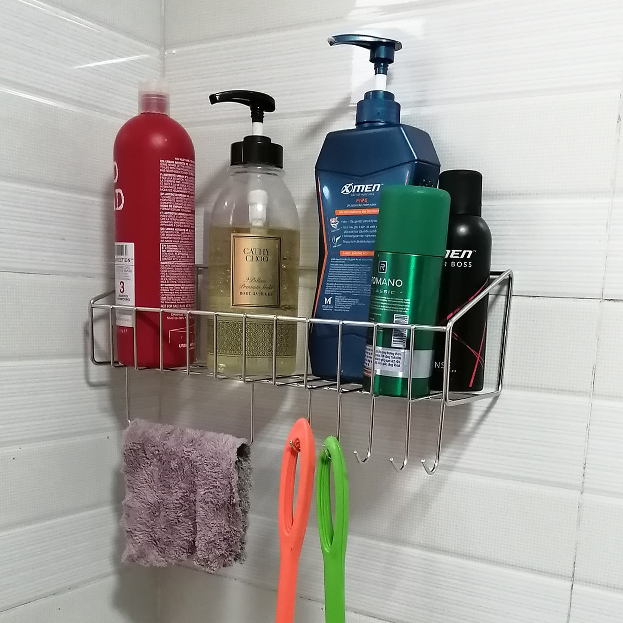 Kệ để đồ đa năng dính tường Inox 304 hàng Việt Nam xuất Nhật