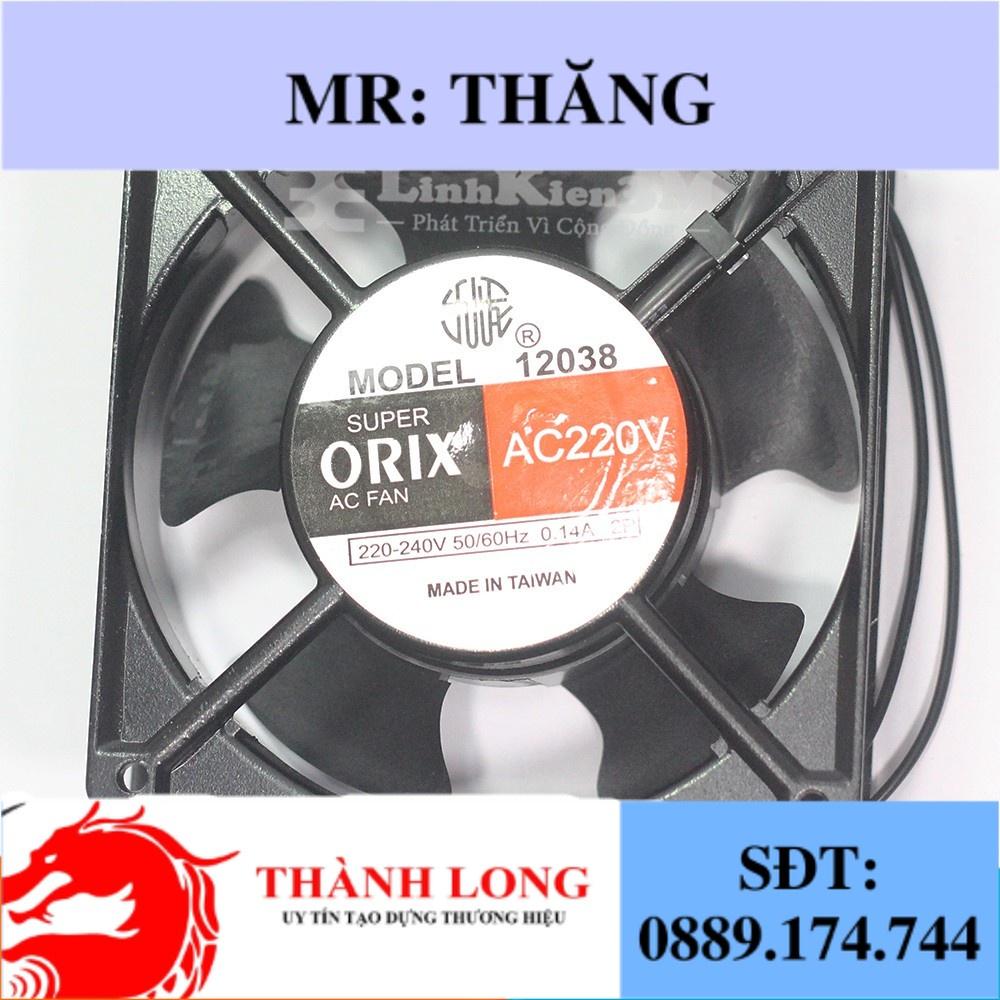 Quạt Tản Nhiệt ORIX 220VAC 12x12x3.8Cm Chất Lượng Cao