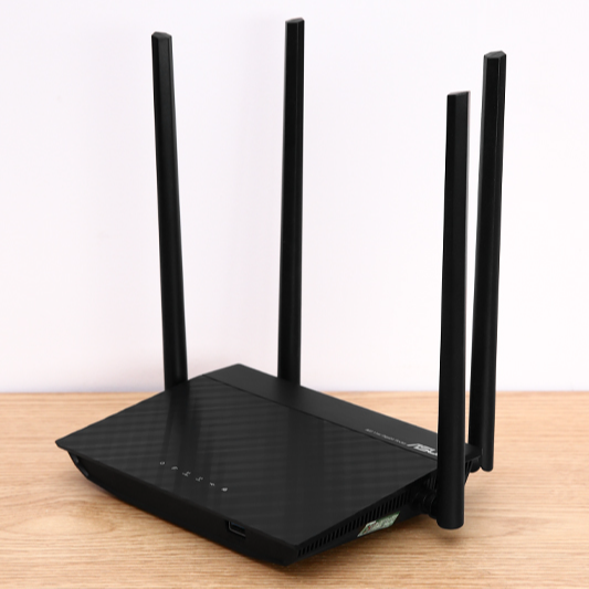 Bộ Phát Sóng Wifi Router Chuẩn AC1300UHP Băng Tần Kép Asus AC1300 Đen - Hàng chính hãng