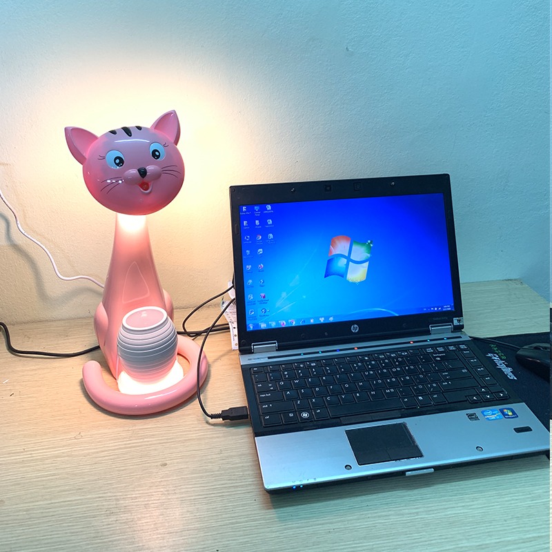 Đèn làm việc và học công nghệ LED 3 chế độ sáng, thiết kế hình động vật ngộ nghĩnh, chống cận để bàn đa chức năng BL1606