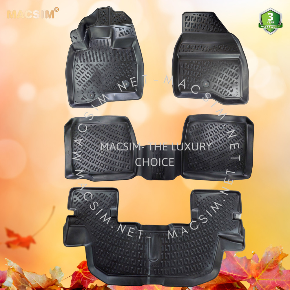 Thảm lót sàn ô tô nhựa TPU Silicon Ford Explorer 2011- 2019 Nhãn hiệu Macsim
