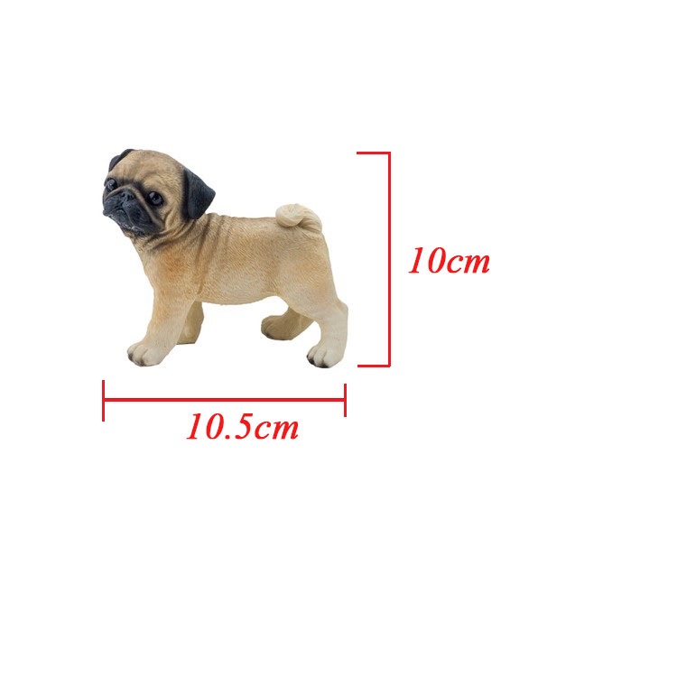 TƯỢNG CHÓ PUG TƯỢNG MÔ HÌNH ĐẸP