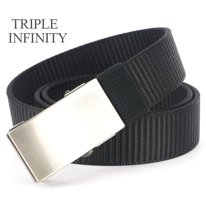 Thời Trang Nylon Khóa Tự Động Nam Dây Khoác Chiến Thuật Lô Canvas Thoáng Khí Bền Công Việc Kinh Doanh Quần Jean Thiết Kế Đai Mới