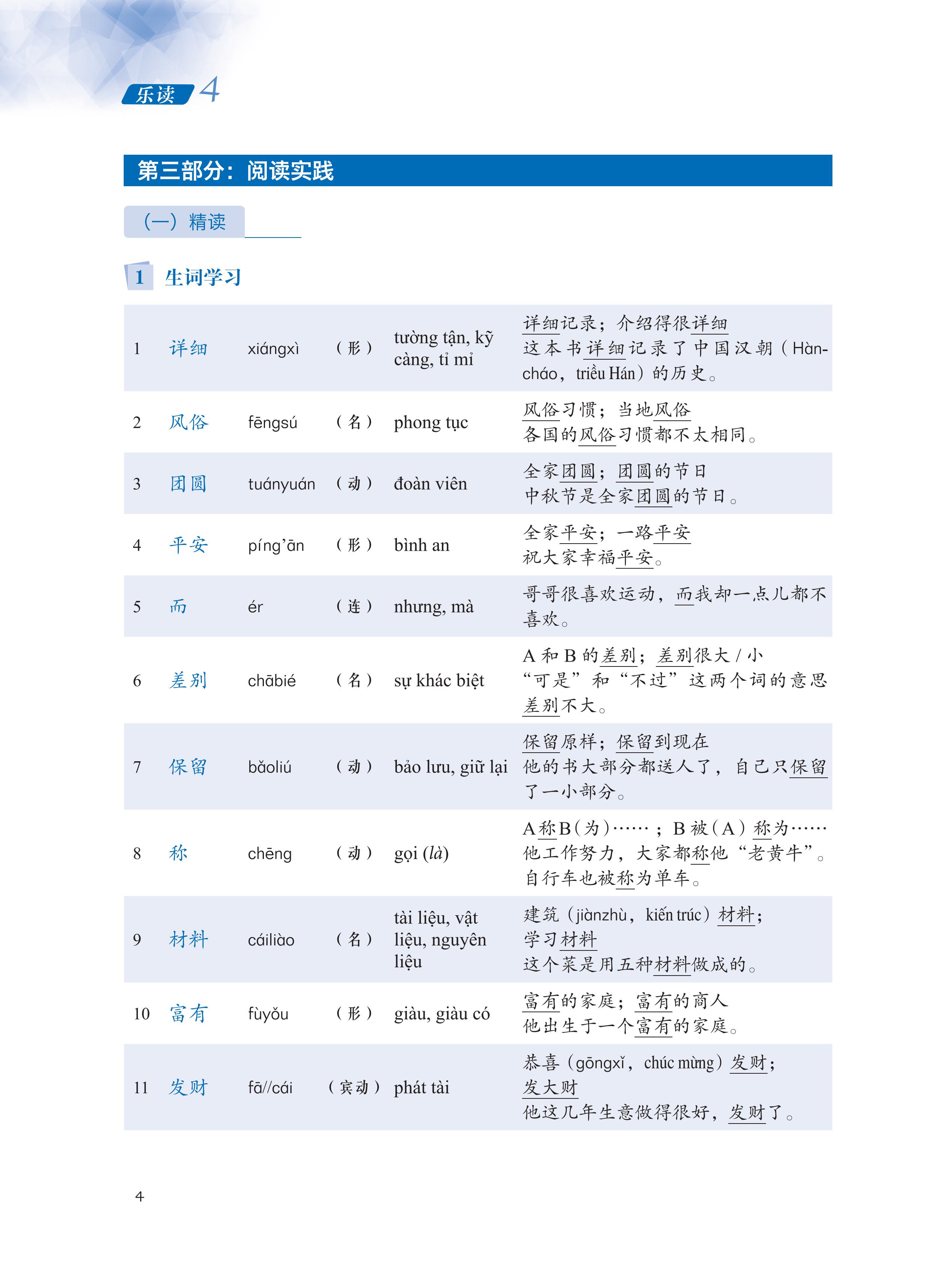 LeDu 4 - Giáo Trình Môn Đọc Hiểu Tiếng Trung - Tập 4