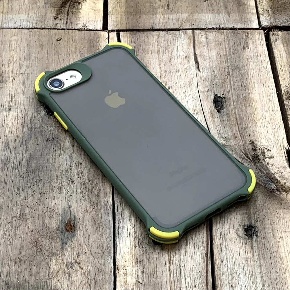 Ốp lưng chống sốc toàn phần màu xanh lá mạ dành cho iPhone 7 / 8
