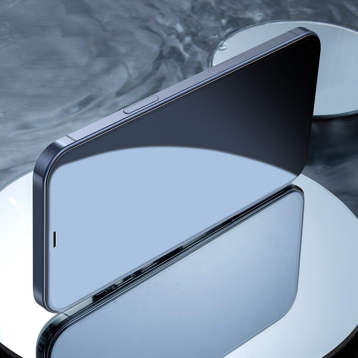 Miếng dán kính cường lực Full 3D Baseus cho iPhone 12 pro / 12 - Hàng chính hãng