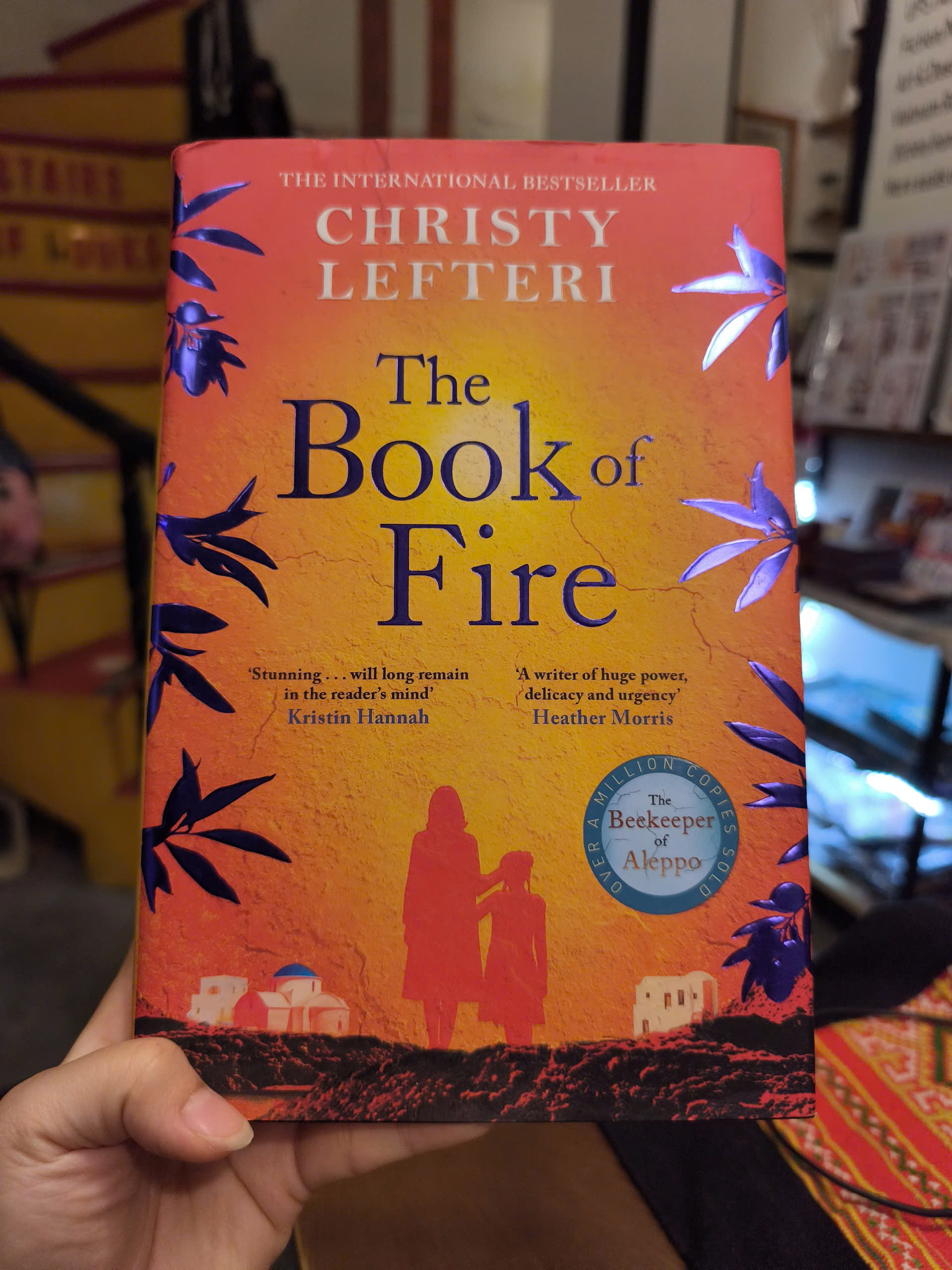 Sách - The Book of Fire by Christy Lefteri - Fiction Historical /Fiction in English