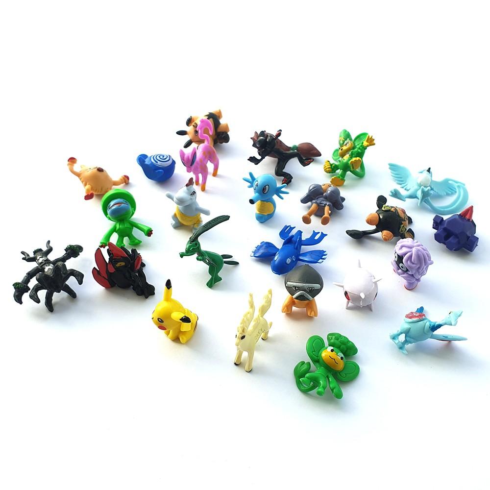Đồ chơi 50 con Anime POKEMON bằng nhựa size nhỏ 2-3 cm tuyển tập Pokemon đa hệ mẫu ngẫu nhiên (Set Poke'mon) - Vacimall
