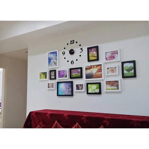 Khung ảnh mặt kính 10x15, 13x18, 15x21, 20x30 hỗ trợ in hình đóng khung