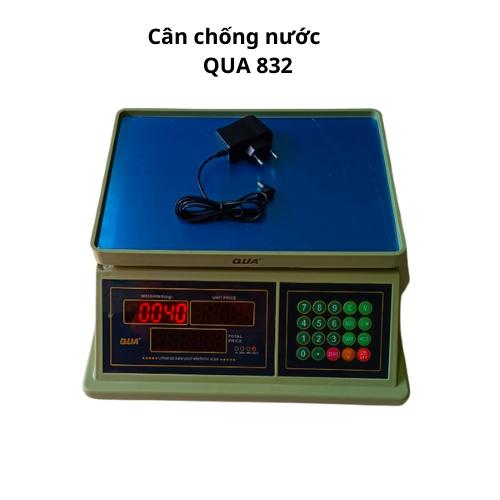 cân điện tử chống nước tính tiền bán hàng hải sản,siêu thị-QUA-832/30KG làm bằng nhựa ABS cao cấp