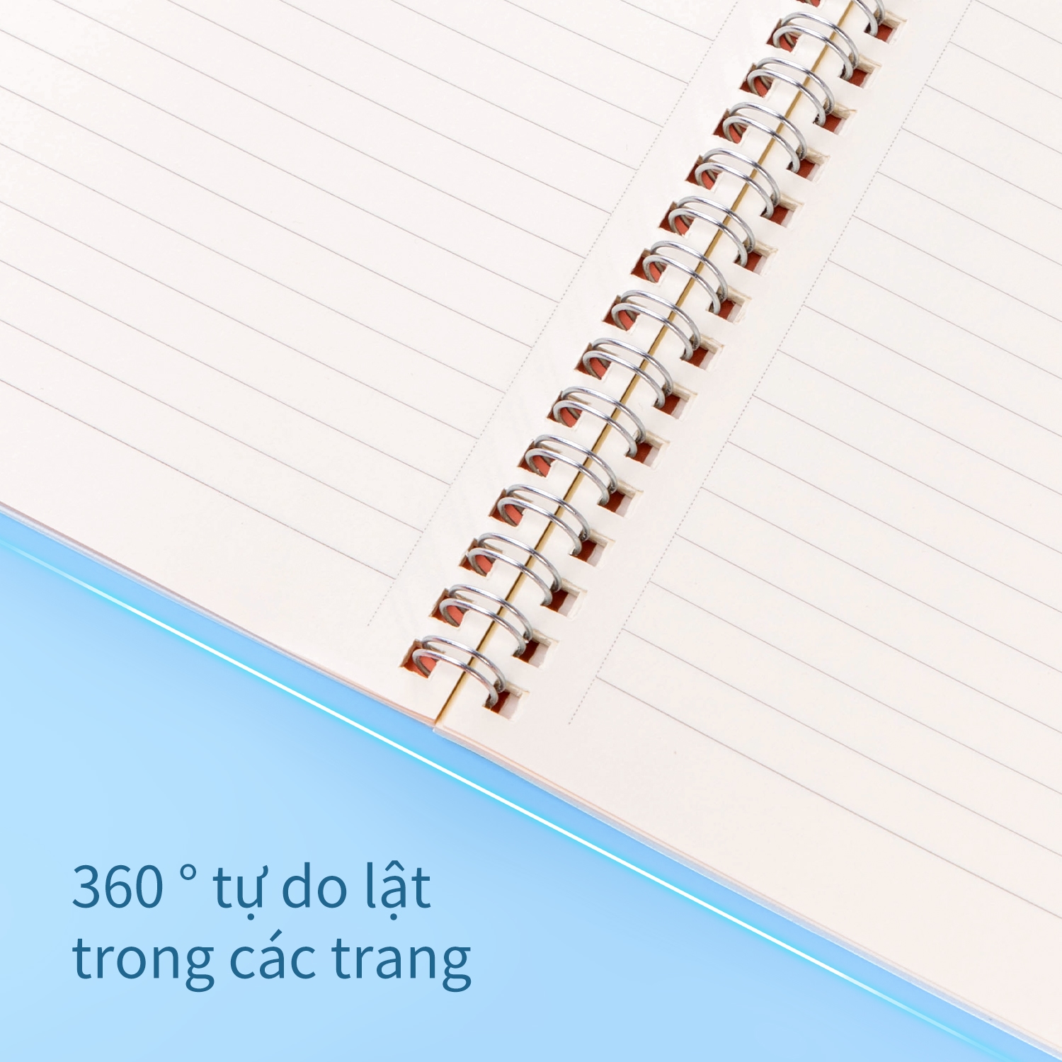 Sổ Tay Ghi Chép A5 Gáy Xoắn 60 Trang Deli - Kẻ Ngang - Bìa Họa Tiết Hoa / Mèo / Cá - LA560