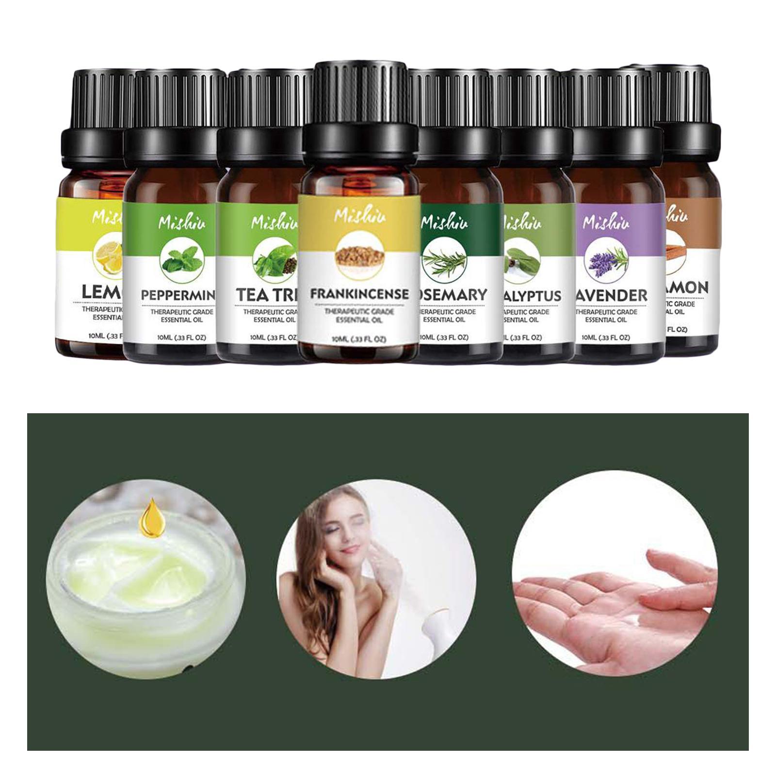 1Set Natural Essential Oils Kit for Humidifier Hair Care 10ml