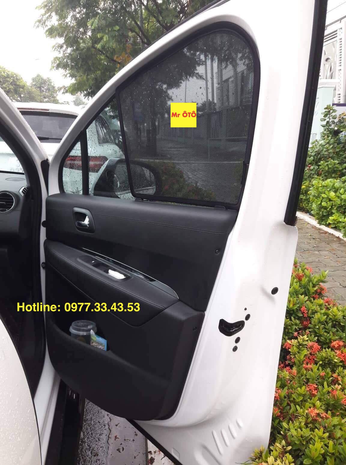 Rèm Che nắng xe Peugeot 3008 FL loại 1 có hút nam châm, Vải dày dặn, chống nắng tuyệt đối