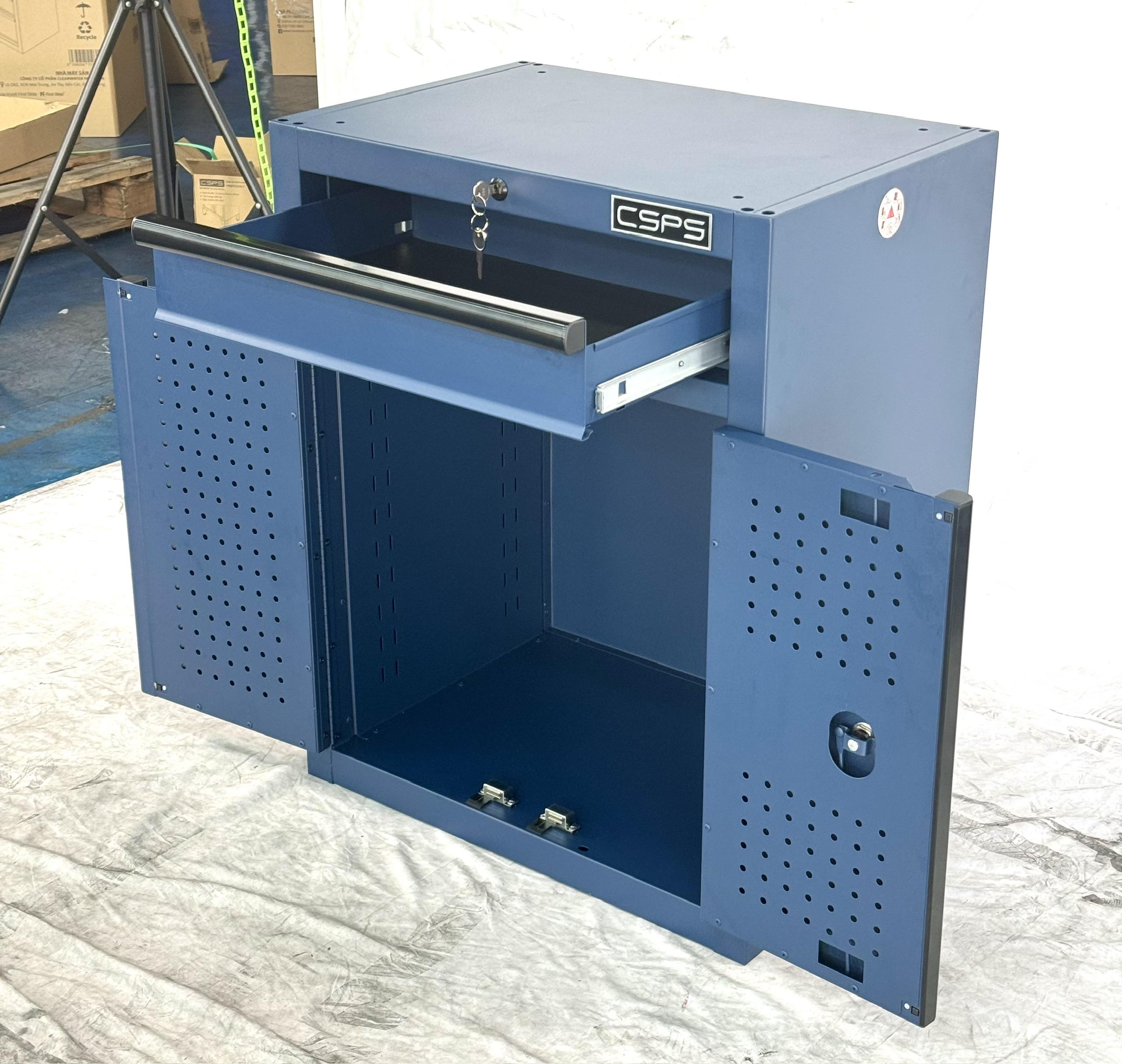 Tủ dụng cụ CSPS 61cm - 01 hộc kéo màu xanh dương