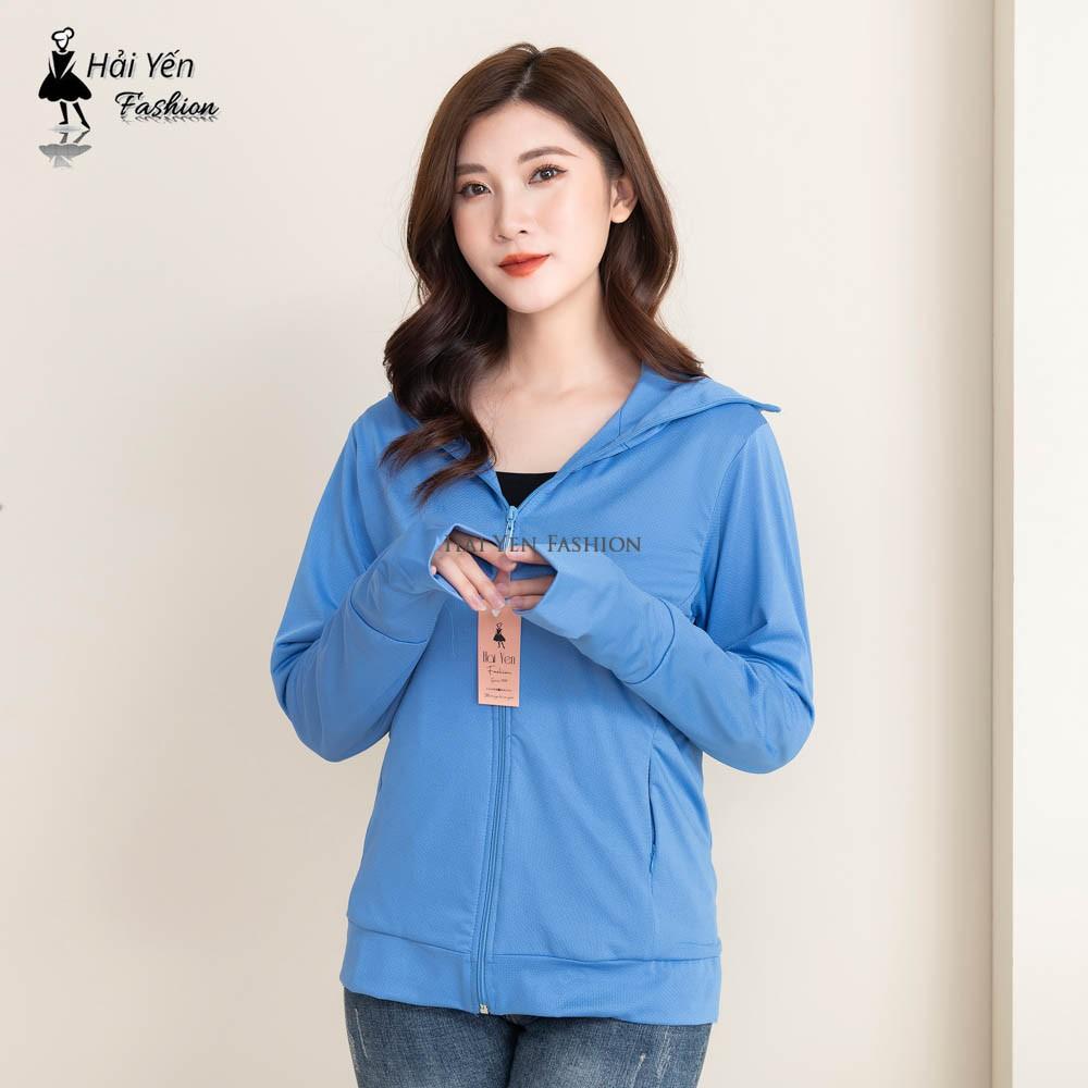 Áo Chống Nắng 2 Lớp Nữ - Vải thông hơi Xuất Nhật - Size 40-68kg - Mặc được 2 mặt - 7 màu thời trang