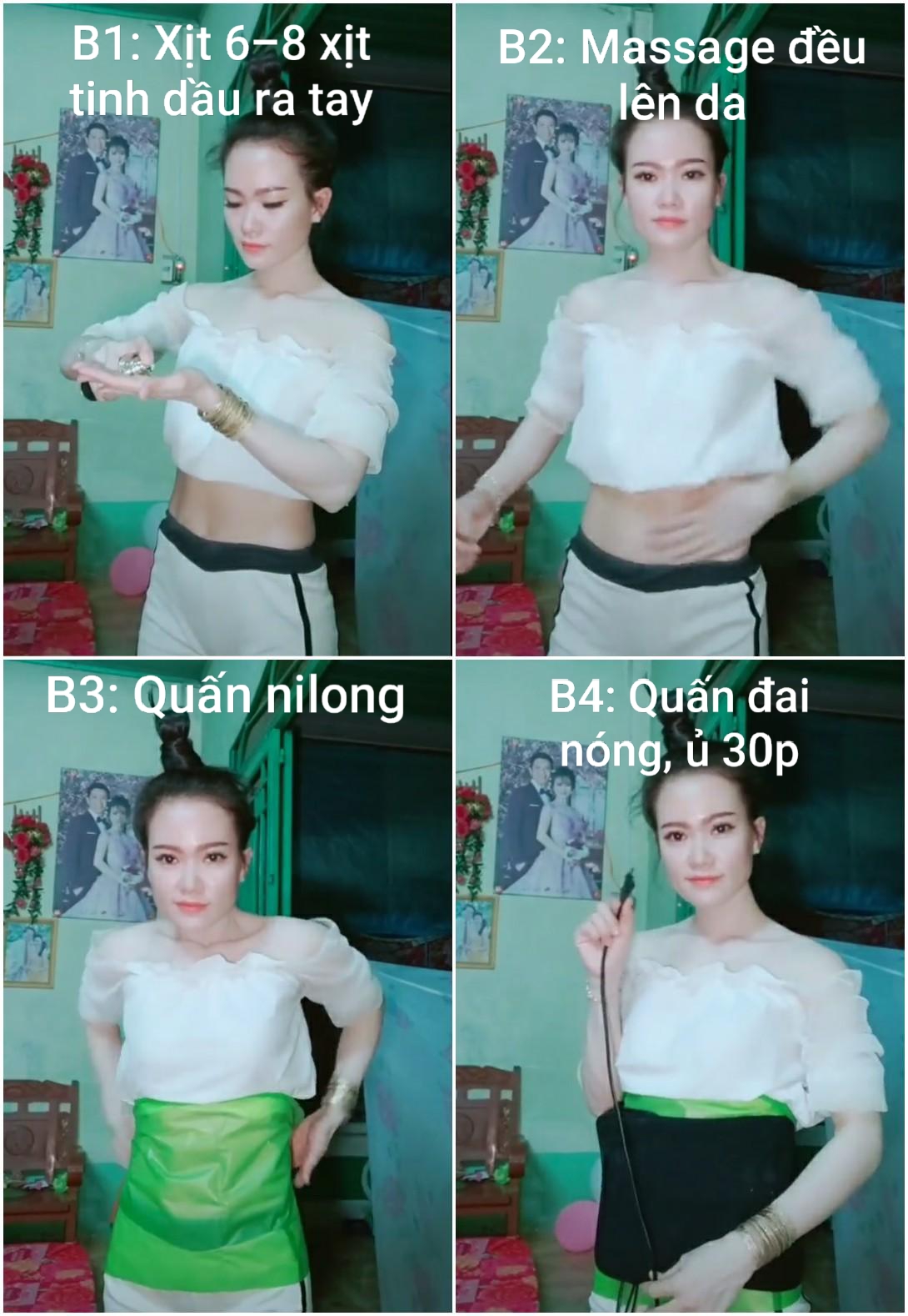 Bộ Ủ Nóng Tan Mỡ SLIMMING BODY 2 hỗ trợ giảm mỡ Bụng - Đùi Hiệu Quả