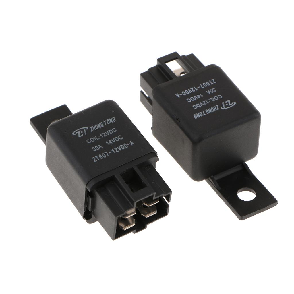 4Pin 4P DC12V 30A Heavy Duty SPST Relay With High Switching Capability