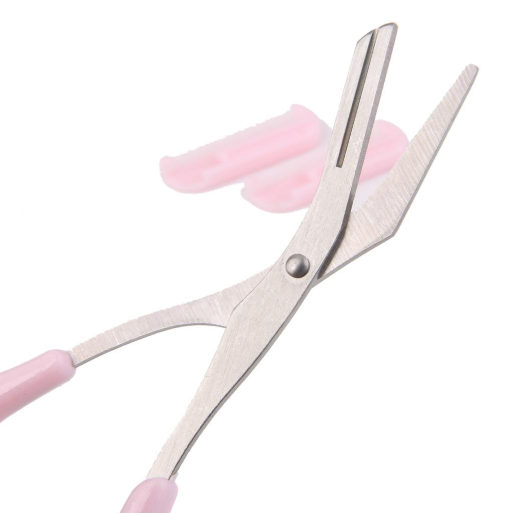 Eyebrow Trimmer Eyelash Shears Scissors Comb Eyebrow Shaping Grooming Tool