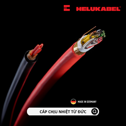 Dây cáp chịu nhiệt HELUKABEL HELUTHERM 145 | Hộp 100m