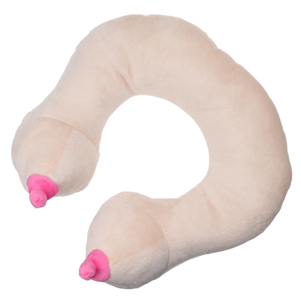 Soft Plush Comfort Neck Support Boob Boobie Cushion Pillow Novelty Adult