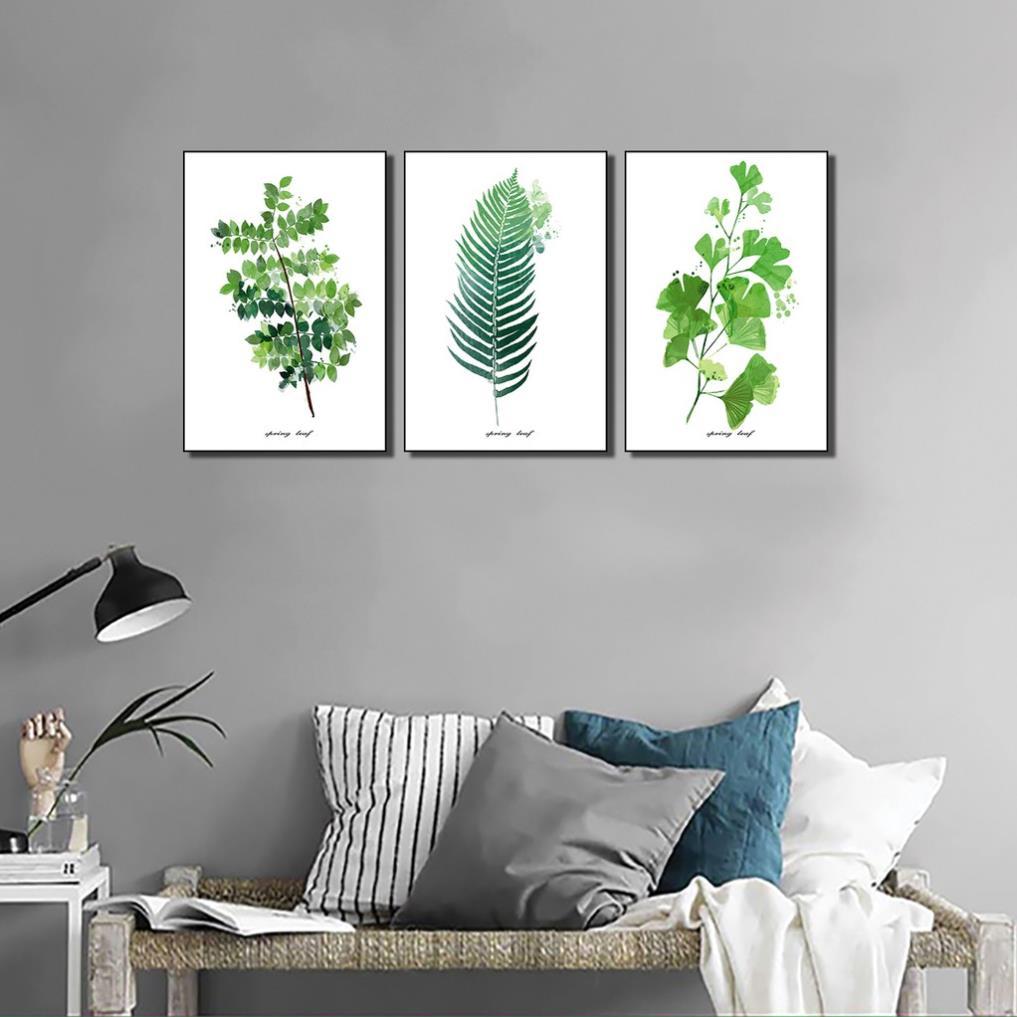 Tranh treo tường bộ 3, tranh trang trí nhà cửa 20x30cm