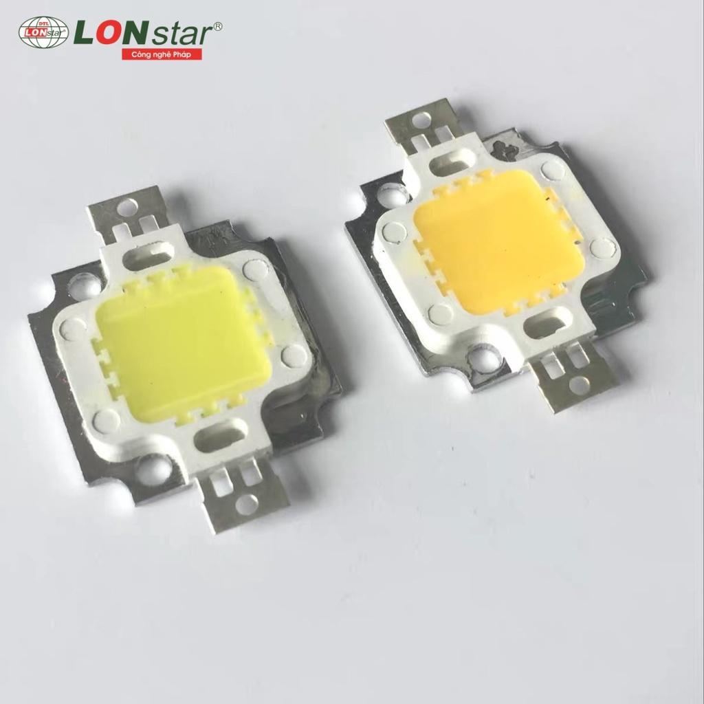 Chip Led , Mắt Led Đèn Pha Đèn Rọi LONstar Công Suất 10W,20W,30W Ánh Sáng Trắng,Vàng,Xanh Dương,Xanh Lá,Đỏ