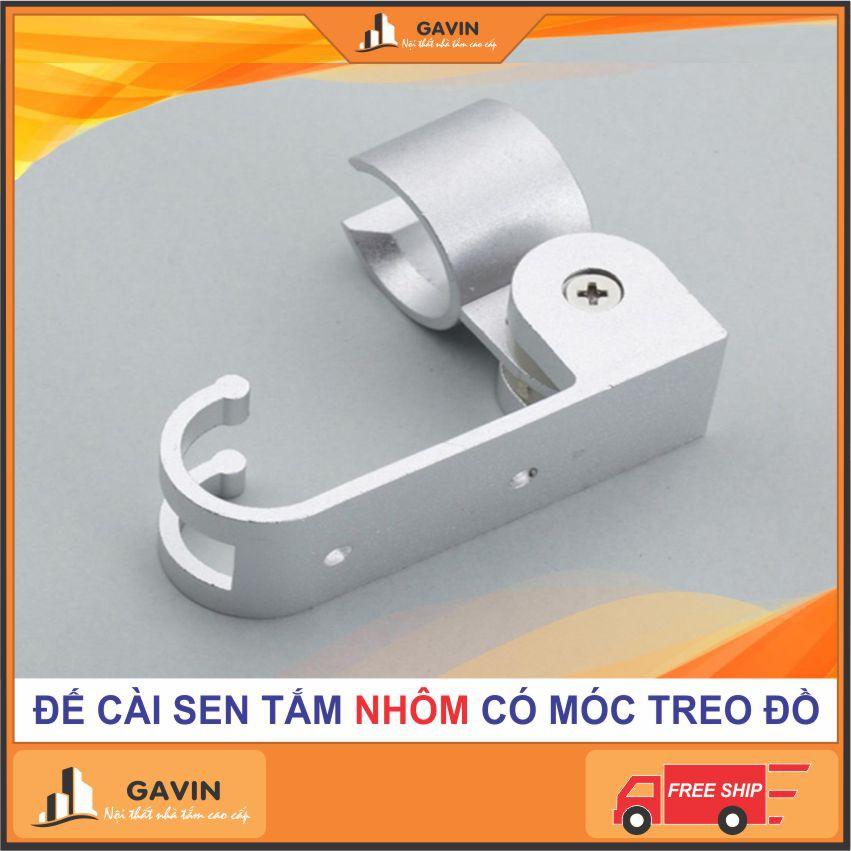 Đế cài sen tắm móc treo sen tắm nhôm đúc giá đỡ vòi hoa sen