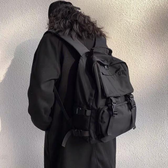 Balo vải canvas Ulzzang hàng loại 1 unisex hộp vuông trẻ trung năng động