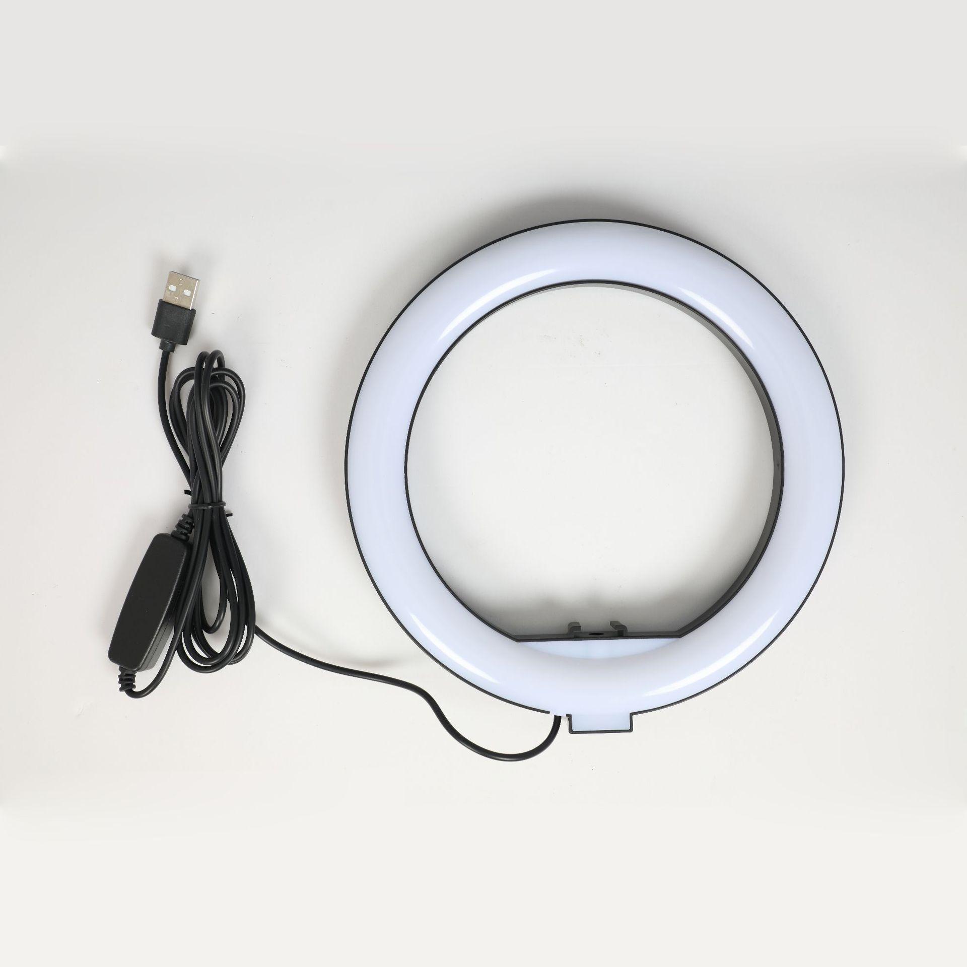 Ánh sáng lấp đầy thuận lợi nhất Vòng đèn led ba màu 8 inch di động máy ảnh cầm tay làm đẹp chụp ảnh trực tiếp điện thoại di động lấp đầy ánh sáng