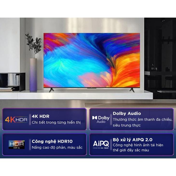 55P638 - Google Tivi TCL LED 4K 55 inch 55P638 - HÀNG CHÍNH HÃNG - GIAO HCM