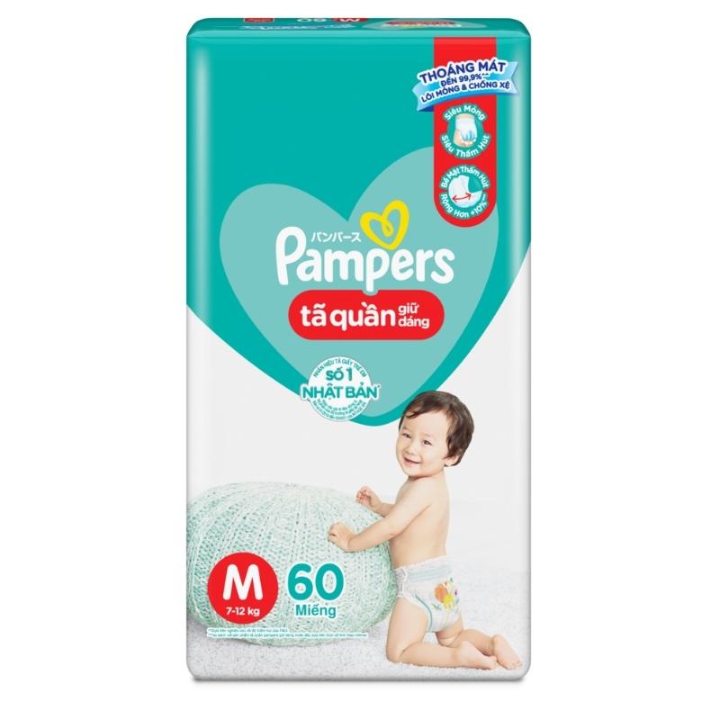 Tã quần Pampers Jumbo size M 60 miếng (cho bé 7 - 12kg)